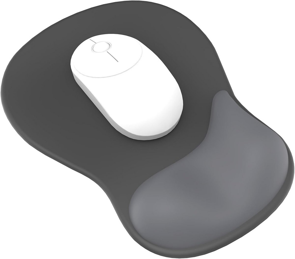 Ergonomische Muismat met Gelkussen en Antislip Onderkant - Polssteun voor Comfortabel Werken