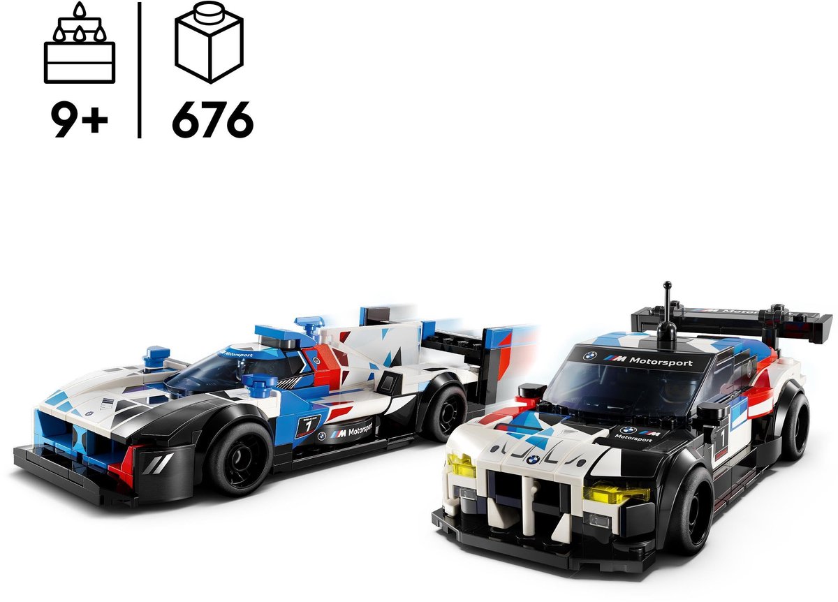 LEGO Speed Champions BMW M4 GT3 & BMW M Hybrid V8 racewagens - 76922 — afbeelding 10