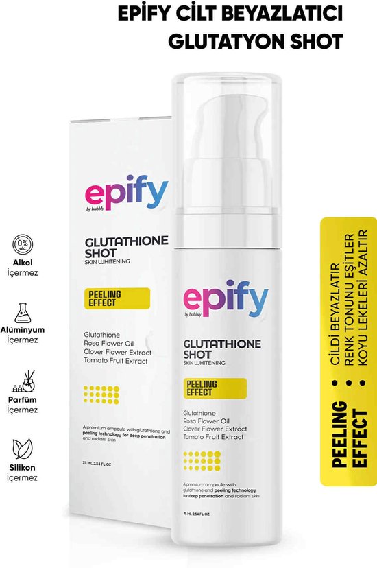 epify glutathione shot review Skin Whitening Peeling Effect - - Donkere vlekken vervagen - واقي شمس مع نياسيناميد