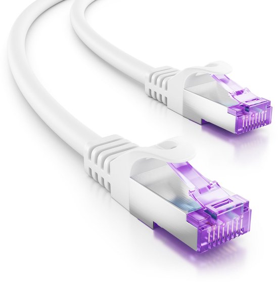 Câble réseau CAT7 de 2 m - 10 Gigabit - Câble Ethernet RJ45 pour réseau ...