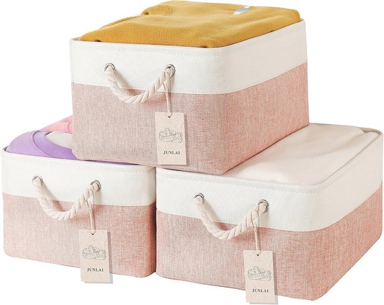 Niftii Set van 5 plastic opbergmanden met stevige handgrepen | Lichtgewicht en duurzaam ontwerp | Ideaal voor keuken, badkamer en reinigingsorganisatie (3,9 l capaciteit) | 17 x 25 x 11 cm
