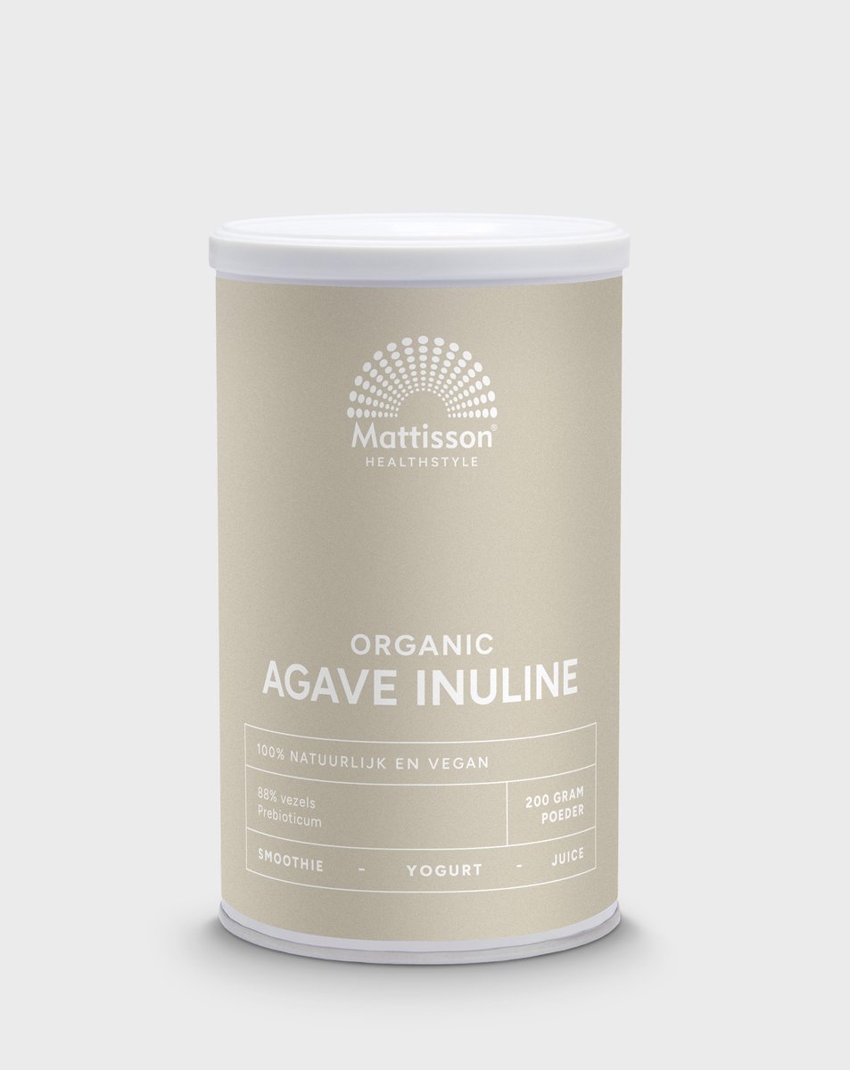 Goedkoopste Mattisson - Biologische Agave Inuline - Vegan Voedingssupplement - Prebiotica - 200 Gram
