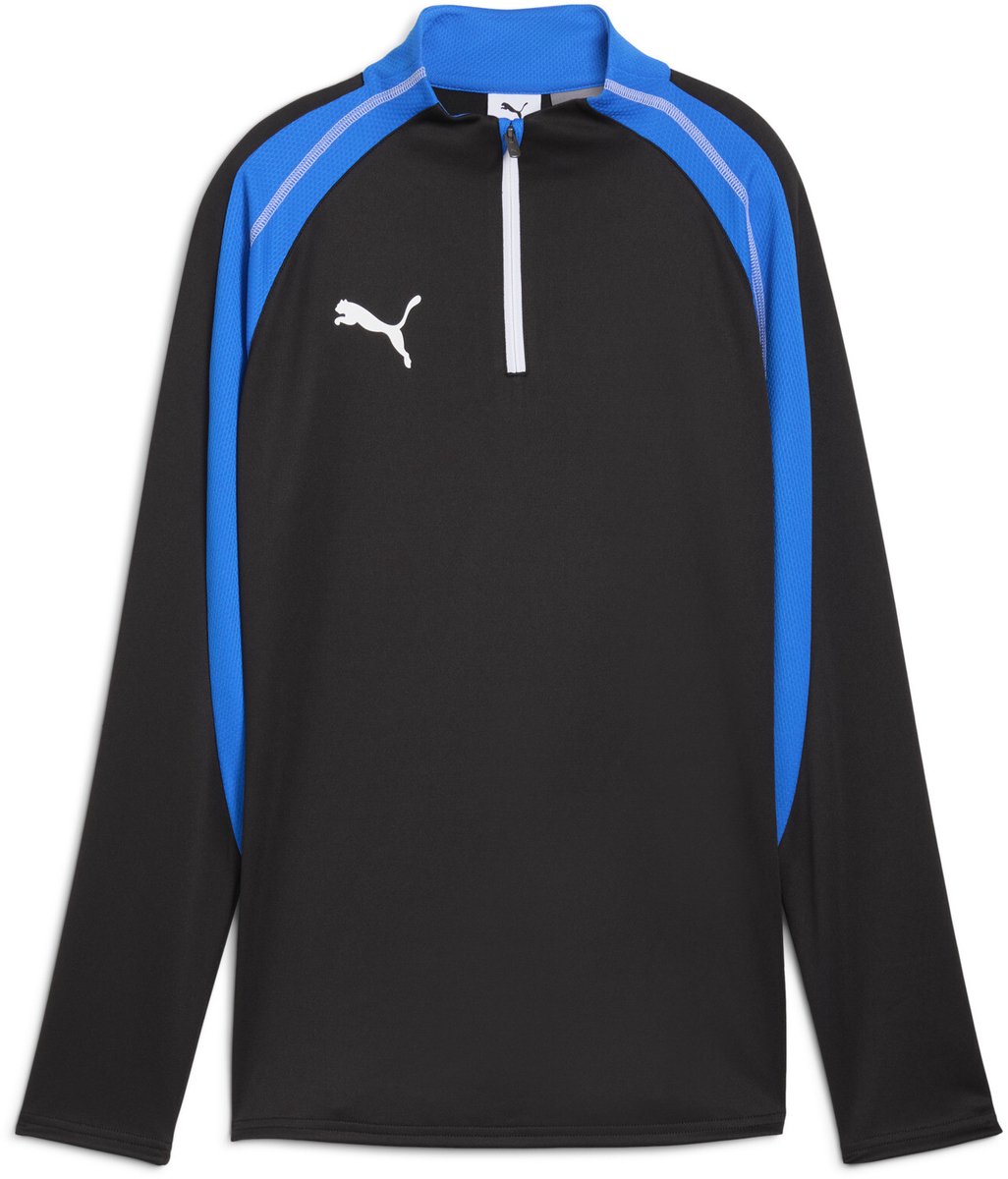 PUMA individualBLAZE 1/4 Zip-Top Dames Sporttop - PUMA Black-PUMA White-Racing Blue