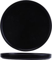 Tower-Black - Dessertbord - D21xh2cm - Keramiek - (set van 6)