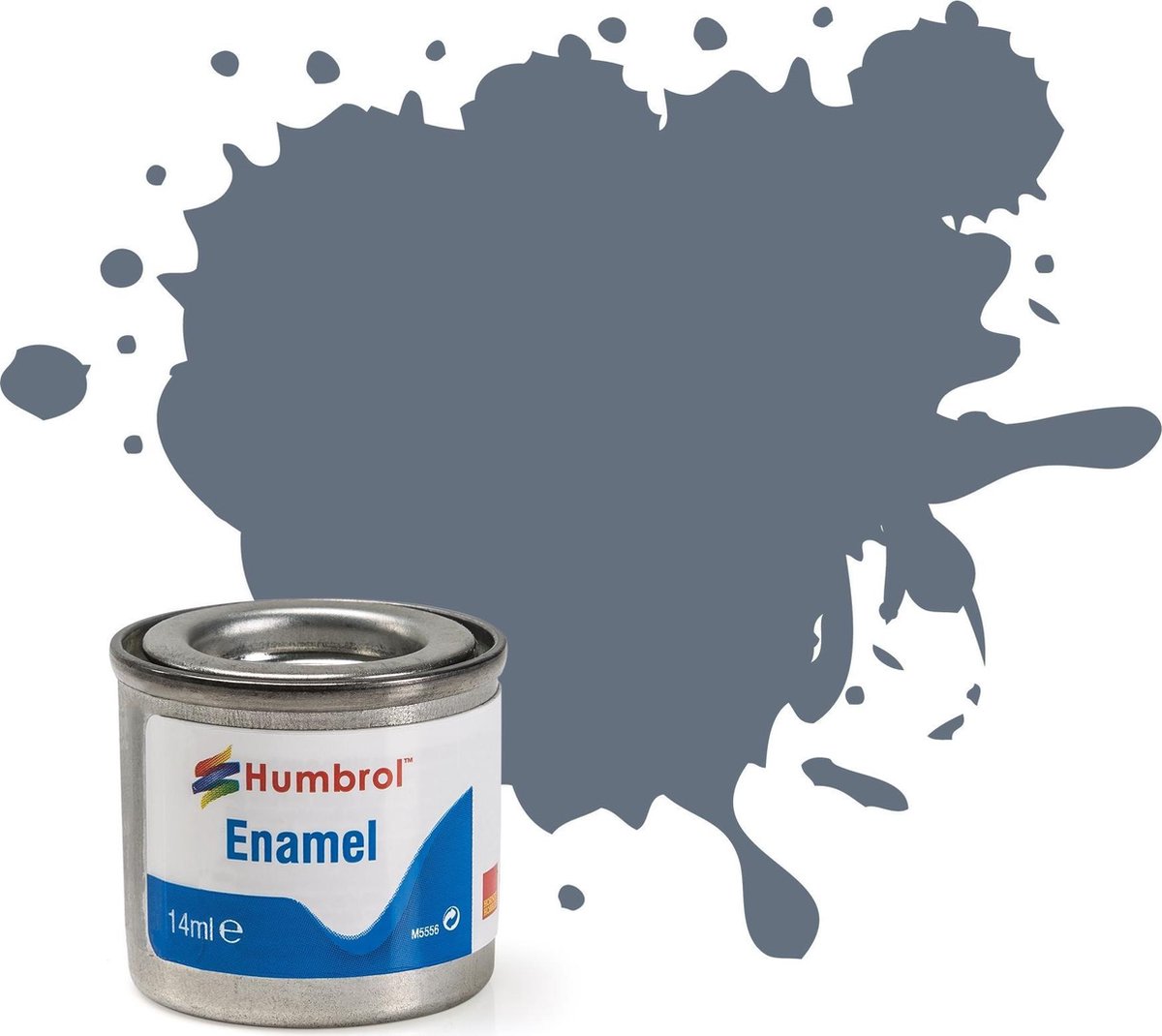 Humbrol Enamel Modellak - Nr. 144 Mid Blauw Matt - 14 ml