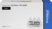 PrintAbout - Alternatief voor de Brother TN-3480 / zwart