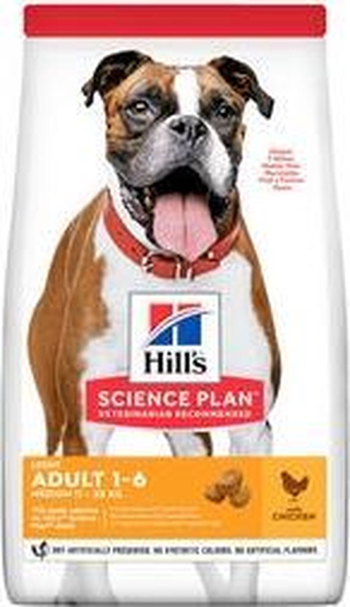 Hill's Canine Adult Light Medium - Hondenvoer - Kip 2.5 kg thumbnail 7