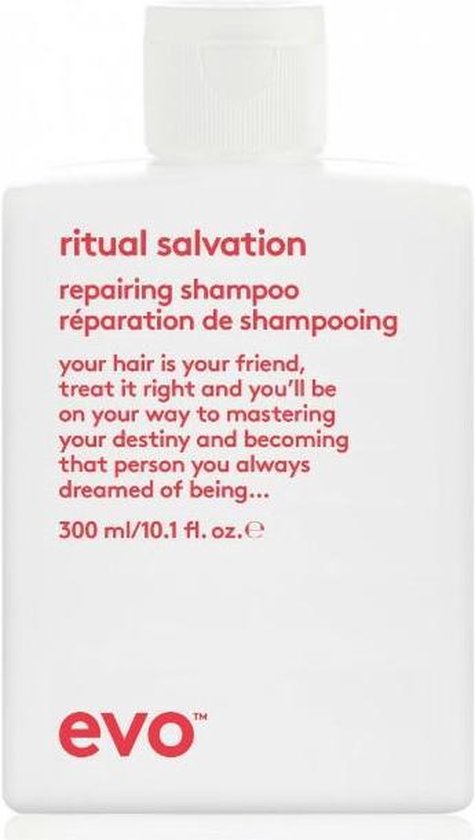 Evo Ritual Salvation Care Shampoo 300ml - Normale shampoo vrouwen - Voor Alle haartypes