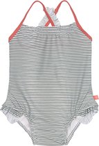 Lässig Splash & Fun Tanksuit girls - Striped coral 12 months