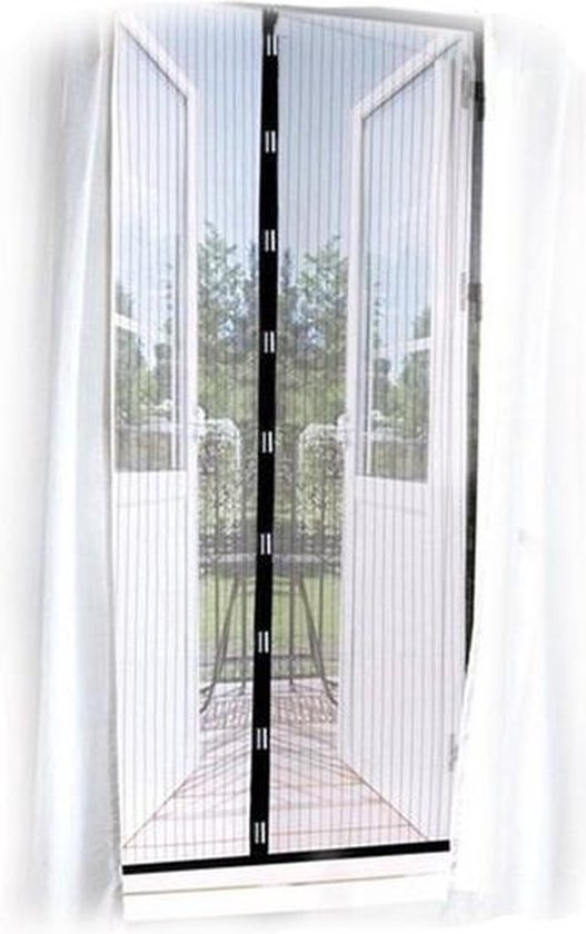 Moustiquaire magnétique pour porte patio 90 x 210 cm, 2023 Rideau  anti-mouches