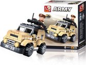 Sluban M38-B0587A Army Patrol Car