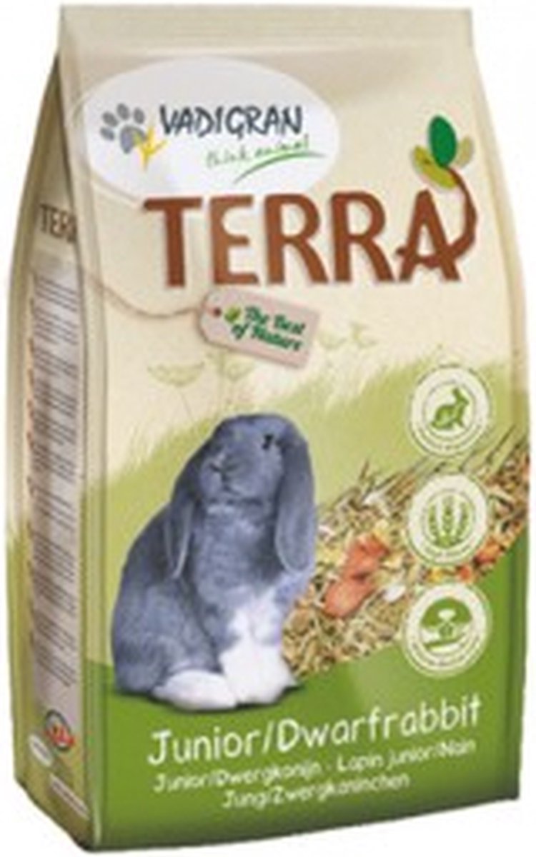 Vadigran Terra Junior & Dwergkonijn - 2.25 kg