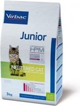 Virbac HPM Veterinary Junior Neutered Cat - Nourriture pour chats - 3 kg
