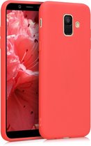 kwmobile telefoonhoesje voor Samsung Galaxy A6 (2018) - Hoesje voor smartphone - Back cover in Living Coral