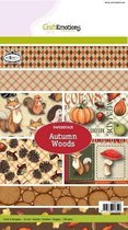 CraftEmotions Paper stack Autumn Woods 32 vel A5