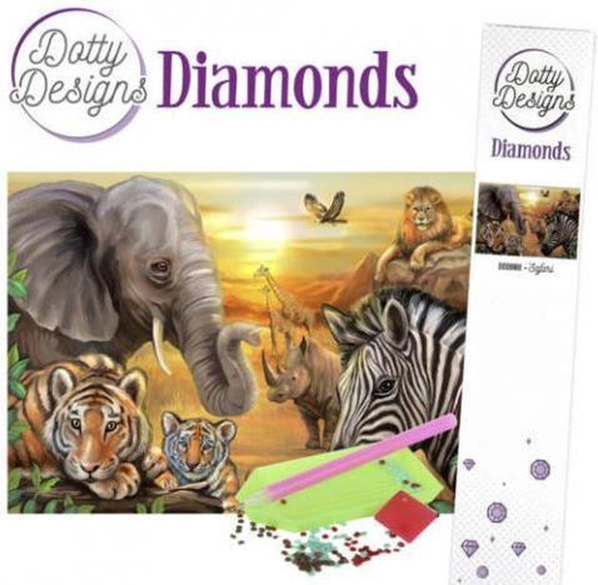 Dotty Designs Diamonds - Safari