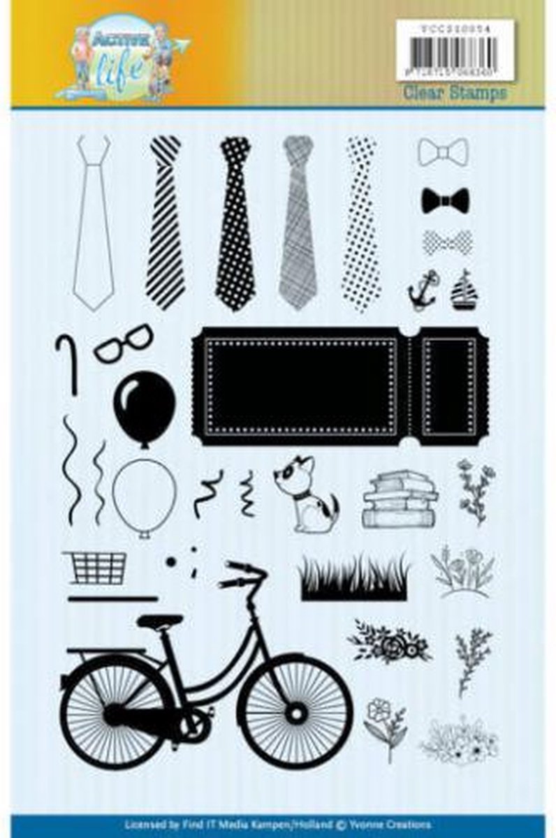 Clear Stamps - Yvonne Creations - Active Life