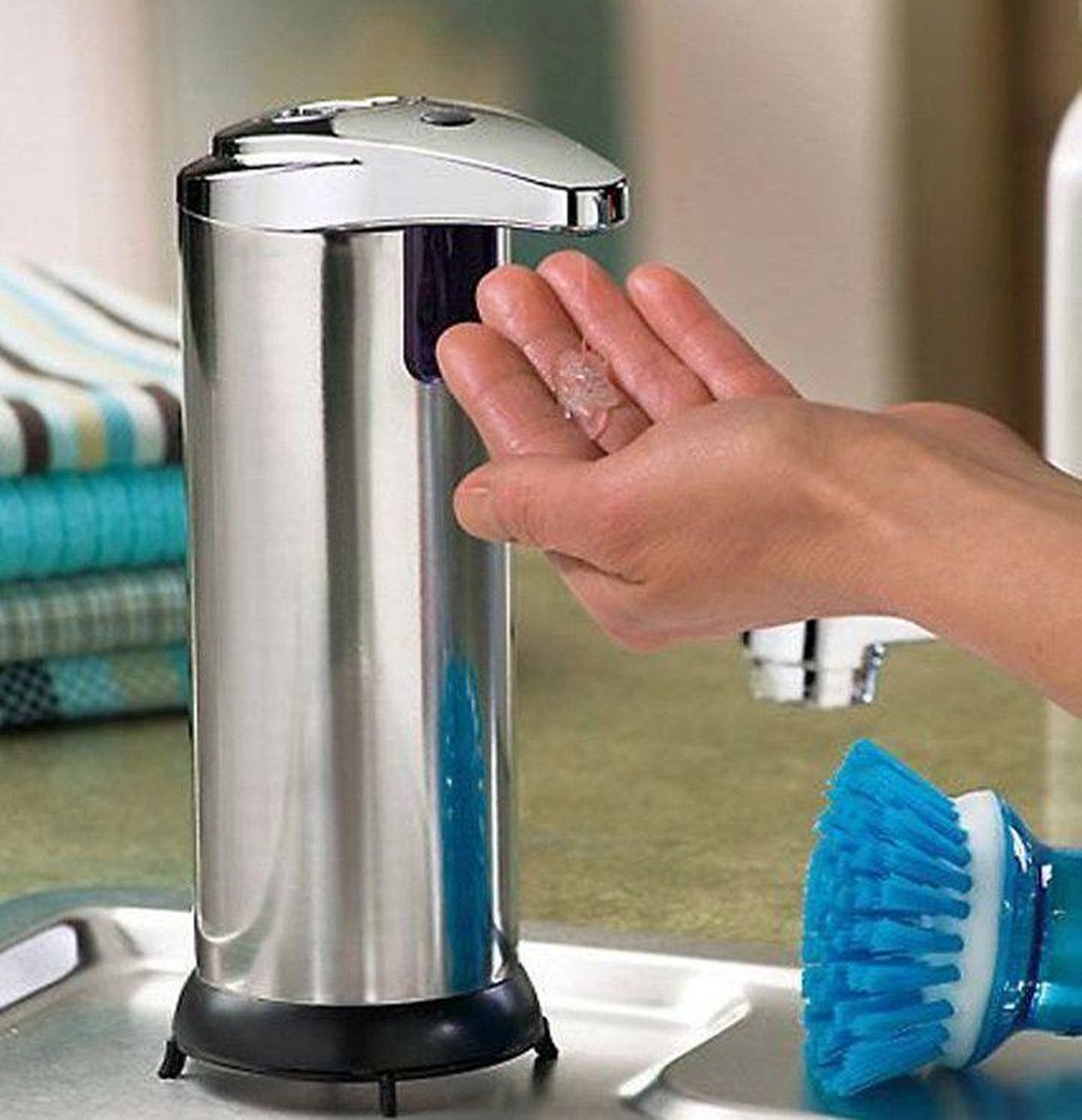 Luxe Automatische Zeepdispenser Touch Free Soap Dispenser RVS