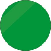 Blanco groen glans sticker, beschrijfbaar 80 mm