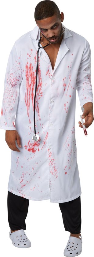 dressforfun - Griezelige dokter XL - verkleedkleding kostuum halloween verkleden feestkleding carnavalskleding carnaval feestkledij partykleding - 302288