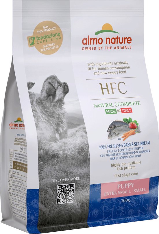 de studie Abstractie Antipoison Almo Nature - Hond HFC Puppy brokken voor kleine honden - zeebaars en  zeebrasem of kip... | bol.com