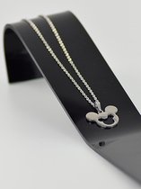 Ketting Mickey Mouse  - Zilver