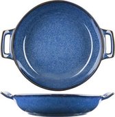 Narwal-Blue - Schaal - D20,4-24.8xh4,5-5cm - Porselein - (Set van 3)