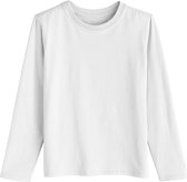 Coolibar - UV-shirt voor kinderen lange mouwen - Wit