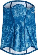 Coolibar - UV-werende Sjaal voor volwassenen - Abacos - Blauw Water - maat S/M