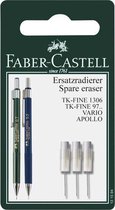 Faber-Castell reservegummen vulpotloden - met reinigingsnaald - 3 stuks - FC-131594