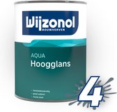 Wijzonol Aqua Hoogglans 1 liter Wit