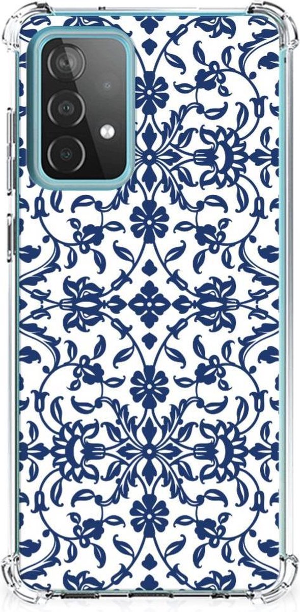 Samsung Galaxy A52 4G/5G Case Flower Blue