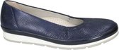 Gabor -Dames -  blauw donker - ballerina's & mocassins - maat 37