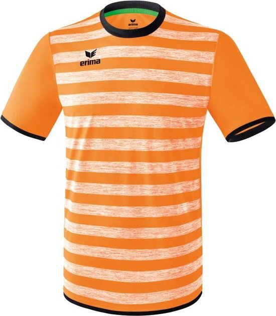Erima Barcelona Shirt Neon Oranje-Zwart Maat S