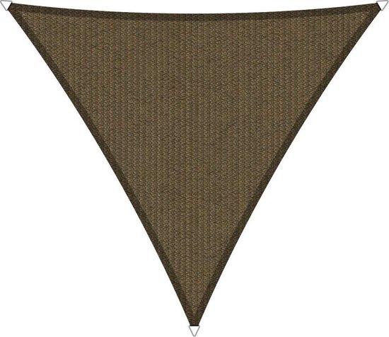 Bruin driehoekig schaduwdoek.