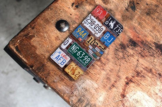 PU Premium Housse pour Samsung Galaxy S21 Plus Portefeuille Plaques D'Immatriculation