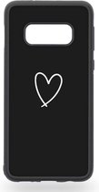 Heart in black Telefoonhoesje - Samsung Galaxy S10e