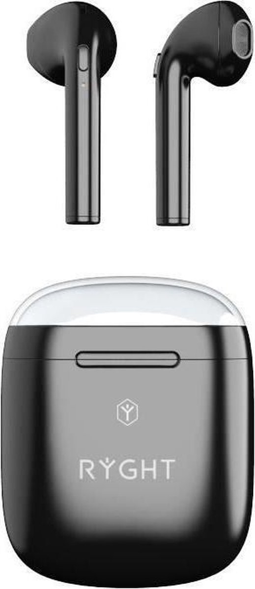 RYGHT DYPLO 2 In Ear oordopjes Bluetooth Zwart Headset