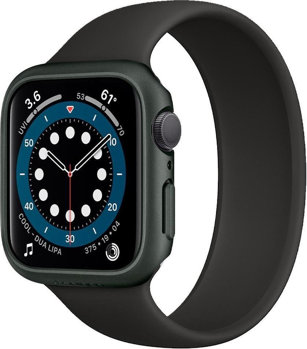 Spigen Apple Watch (44mm) Thin Fit hoesje - Groen