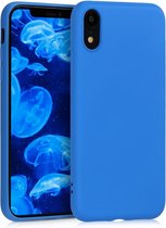 kwmobile telefoonhoesje voor Apple iPhone XR - Hoesje voor smartphone - Back cover in neon blauw