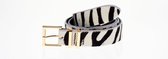 Elvy Fashion - Belt 30402 Skin - Zebra - Size 105