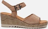 Gabor Sandalen met sleehak beige - Maat 36.5