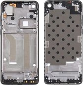 Front Behuizing LCD Frame Bezel Plate voor Motorola Moto One Vision (zwart)