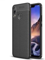 Litchi Texture TPU schokbestendig hoesje voor Huawei Nova 3 (zwart)
