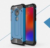 Magic Armor TPU + PC combinatiehoes voor Motorola Moto E5 Play Go (blauw)