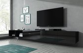 TV-Meubel Calgary 3 - Zwart - 300 cm - ACTIE