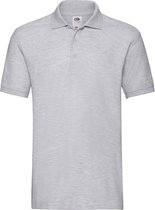 Fruit Of The Loom Premium Heren Poloshirt Met Korte Mouwen (Ash Grijs)