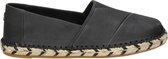 Toms Vrouwen Leren   Espadrilles / Damesschoenen   -  Esparto - Zwart - maat 38.5