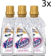 Vanish Oxi Action Crystal White Base Gel - Voor Witte Was - 750ml x3