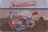 Metalen plaatje - Freedom Riders